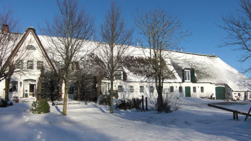 Hotel, Restaurant, Cafe Pharisaeerhof - Nordseeurlaub Mit Hund Nordstrand Esterno foto